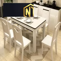 Xưởng Nội Thất Ngọc Thịnh - Bàn ăn 6 ghế tiết kiệm không gian